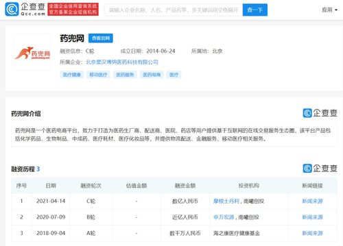药兜网完成数亿元C轮融资 摩根士丹利领投，互联网医药供应链再加速